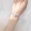 Sansheng III Silver Bracelet Women's Dream Catcher Bracelet Bracelet Jewelry Girls' Simple Light Bracelet Birthday Gift
