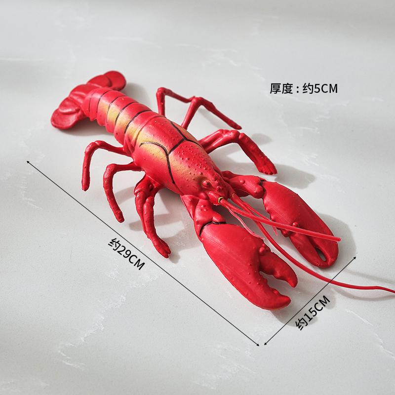 

Mediterranean Style Seafood Model Simulation Lobster Crab Fake Size Crab Storefront Decoration Restaurant Pendant Ornaments