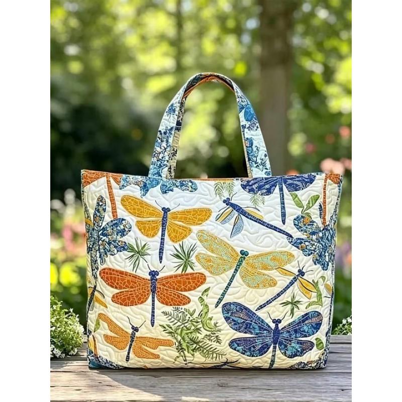Animal Print Tote Bag - Shoulder Handbag With Zipper Pocket Daily Use Medium Size Street Style