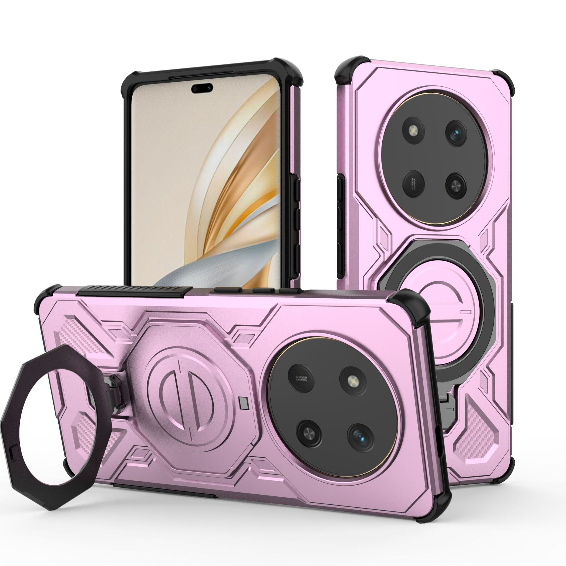 

Huawei Honor Magic 7 Lite Magnetic Phone Case,Military Drop Protection MagSafe Phone Case Cover for Huawei Honor Magic 7 Lite фіолетовий