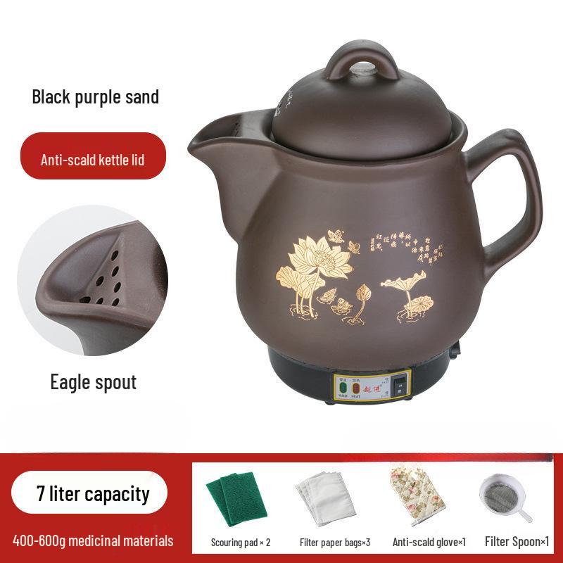 Vollautomatischer elektrischer Dekoktionstopf - Keramik-Kasserolle für traditionelle chinesische Medizin