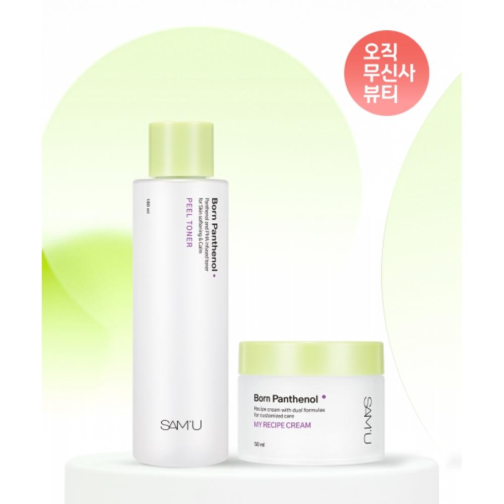 

Samu Samu Bone Panthenol Peel Toner 180ml+my Recipe Cream 50ml NONE