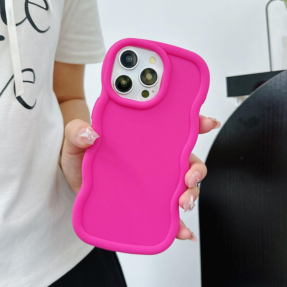Wave Side Liquid Silicone Phone Case On For Motorola Moto G04 G14 G24 G34 G54 G84 5G G82 G52 G22 G32 G53 G23 G13 G04S Back Cover