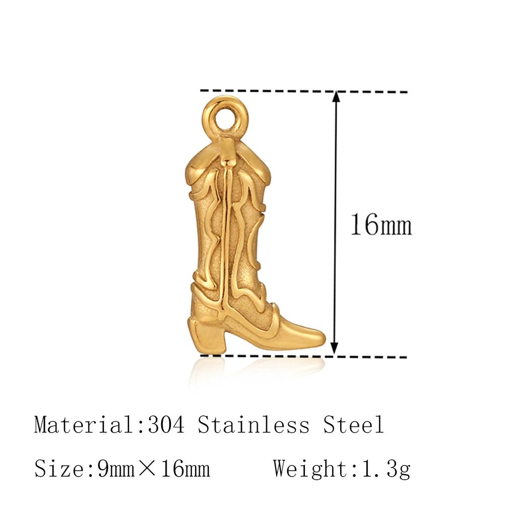 3Pcs Lipstick/Martini Wineglass/Ballet Girl Charm Fashion Stainless Steel Pendant DIY Exquisite Necklace Bracelet Jewelry Making