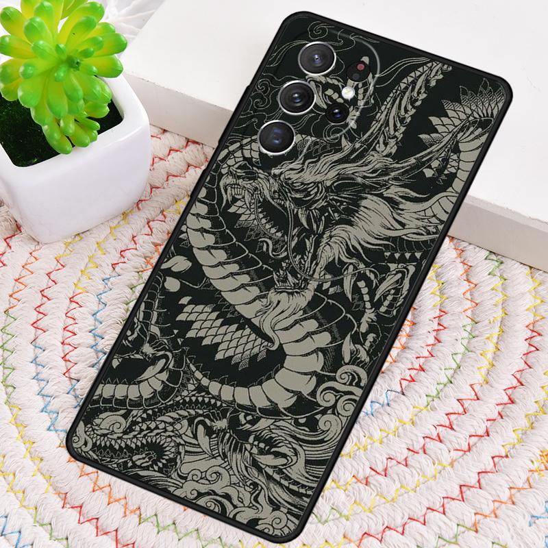 Fashion Dragon Phone Case for Samsung Galaxy note 10 pro S26 Ultra S23 S24 FE S25 S21 S22 PLUS shockproof Cove