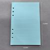 A5 A6 50 Sheets Loose-leaf Colorful Refill Inner Page Line Blank Grid Inner Page Inside Paper Stationery