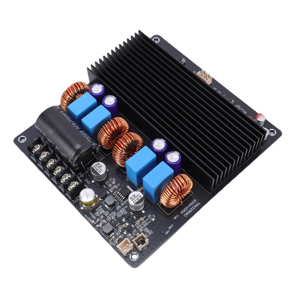 Double Cores 600W+600W TPA3255 Amplifiers Board Digital Sound Amplifier Board 85mR MOSFET Tech Low Standby Power for