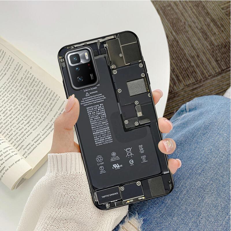 Akku Leiterplatte Handyhülle Für Xiaomi Redmi Note 11S 11 10 Pro 9Pro 8Pro Note9 9S 10S 9T Redmi 10 10C 9C 9A Funda Capa