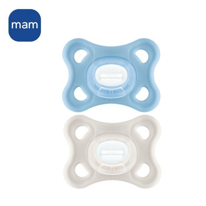 Pacifier - MAM - Comfort - Silicone - 2-12 Months - Sterilization Box X2