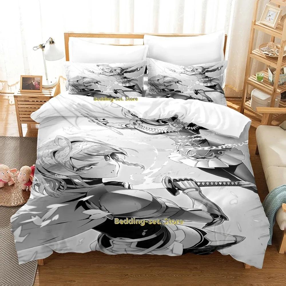 

2024 Shinmai Maou No Testament Bedding Set Single Twin Full Queen King Size Bed Set Adult Kid Bedroom Duvetcover Sets Anime Bed 70x133cm 2pcs