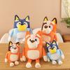 Cute Bluey Dog Bingo Family Plush Toy Cartoon Dog Soft Stuffed Animals Dolls Birthday Christmas Gifts Family Blue-Y Bingo