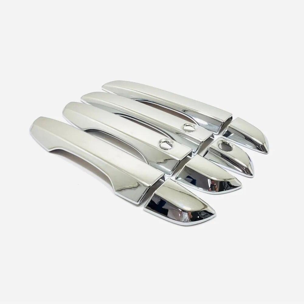 Right Hand Drive Door Handle Cover For Honda Civic 10Th Gen 2016 2017 2018   ABS Carbon Fiber Exterior Parts Accessories