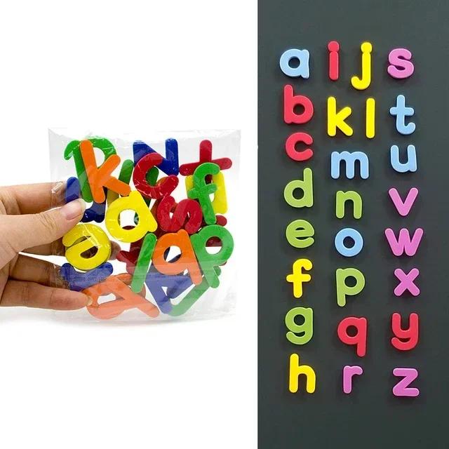 Magnetic Alphabet Letters EVA Foam Refrigerator Stickers Toddlers Kids Learning Spelling Counting Educational Toys Gift
