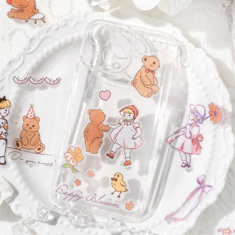 Journal GO 6x200cm Fairy Tale PET Tape Sticker DIY Scrapbooking Decor Album Collage Journalling Material Aesthetics Masking Tape