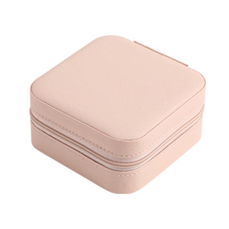 Mini Jewelry Storage Box Multifunctional Travel Jewelry Organizer Case for Stud Earrings Rings Necklaces Bracelets