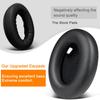 SOULWIT Replacement Ear Pads for Sony WH-1000XM4 (WH1000XM4) Headset - Headphone Pads Compatible, Soft Leather, High-Density Foam, Adds Thickness to E