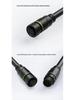 M12 Dual-Ended Overmolded Nylon Unshielded Straight Cable Harness with Solderless Sensor Connector and 12MM Aviation Plug.