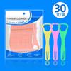30Pcs Tongue Scraper For Adult Disposable Tongue Cleaning Tool Plastic Mouth Scraper Travel Convenient Oral Hygiene Care 2027