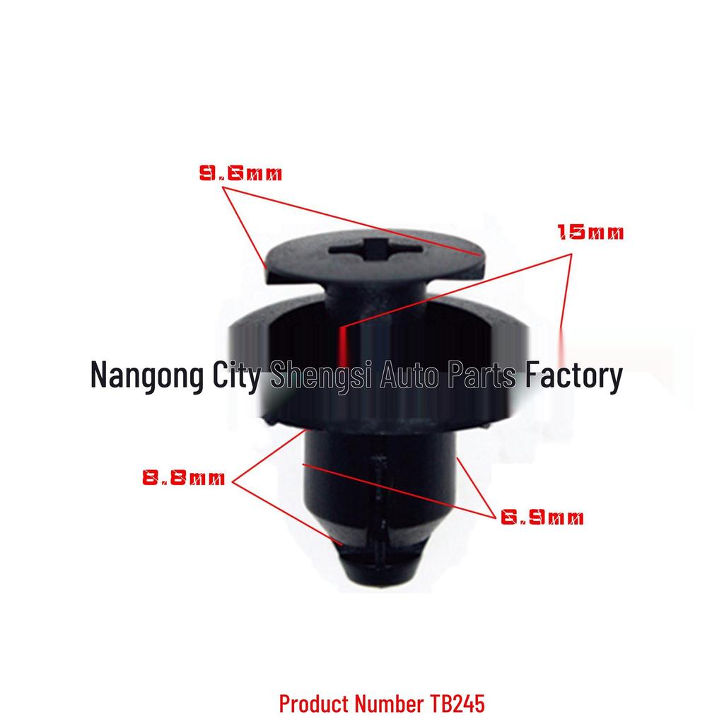 7.6mm Car Fender Liner Fixing Clip Trim Buckle