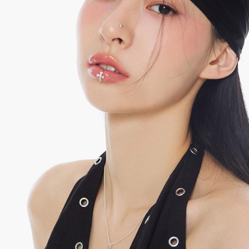 NIMBUS SHINE CROSS NECKLACE (S)