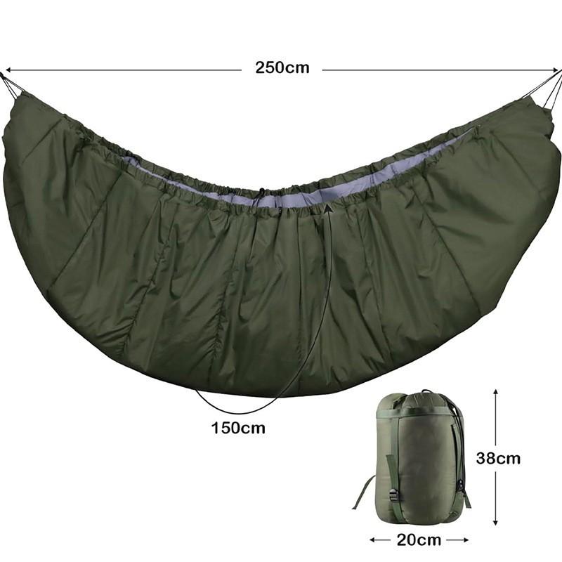 Portable Camping Hammock Sleeping Bag Lightweight Warm Outdoor Hiking Backpacking