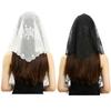 Women Embroidery Mantilla Lace Traditional Mass Catholic Mass Church Veil