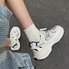 Daddy Shoes Mädchen 2025 Herbst Neue Mode Dicksohlige Leichte Mesh Atmungsaktive Koreanische Version Lässige Sneaker Damen
