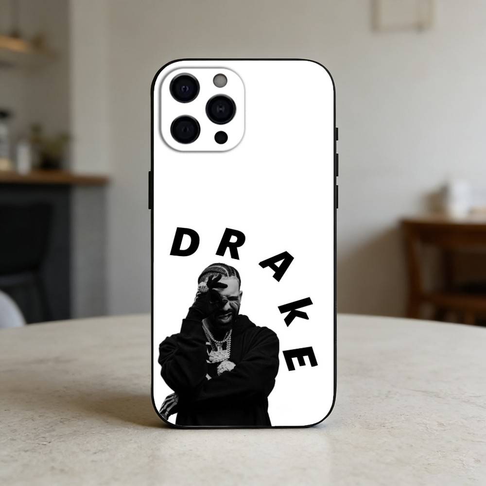 Singer Drakes Ablum Phone Case For iPhone 17,16,15,14,13,12,11 Plus,Pro,Max,Mini Silicone black Soft Cover