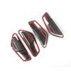 Inner Door Handle Decor Frame Cover For Hyundai Elantra 21- Red Carbon Fiber