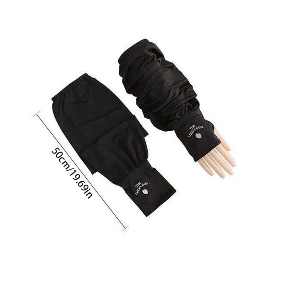 Ice Silk Ice Silk Sleeve Polyester Fibre Arm Sleeves Fashion Arm Sleeves Cover  Summer