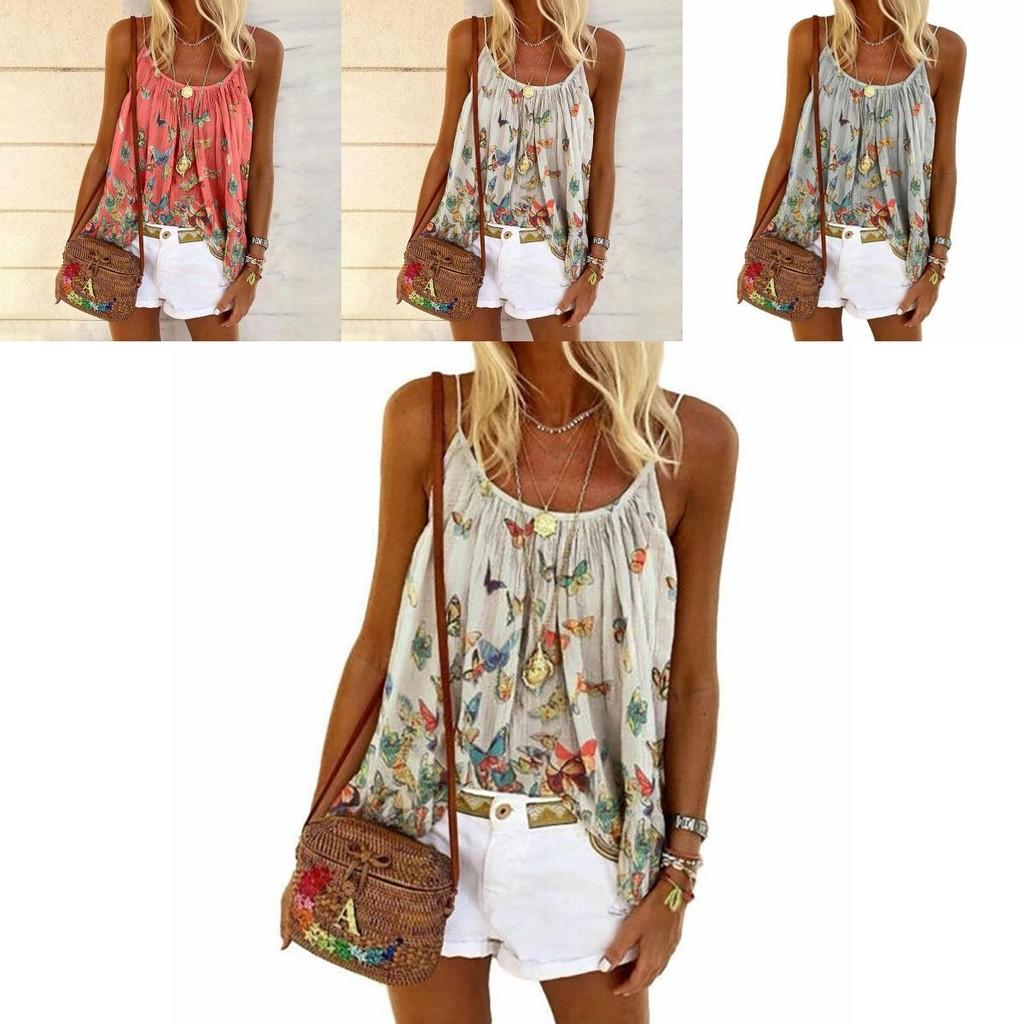 Stylish Women's Swing Vest Sleeveless Cami Top With Flared Ruffle Hem For Plus Sizes