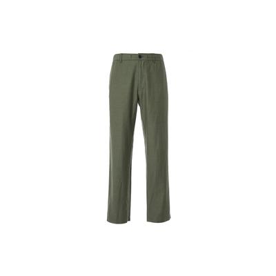 Solid Color Loose Straight Casual Pants Men Bottoms Olive 455497-56