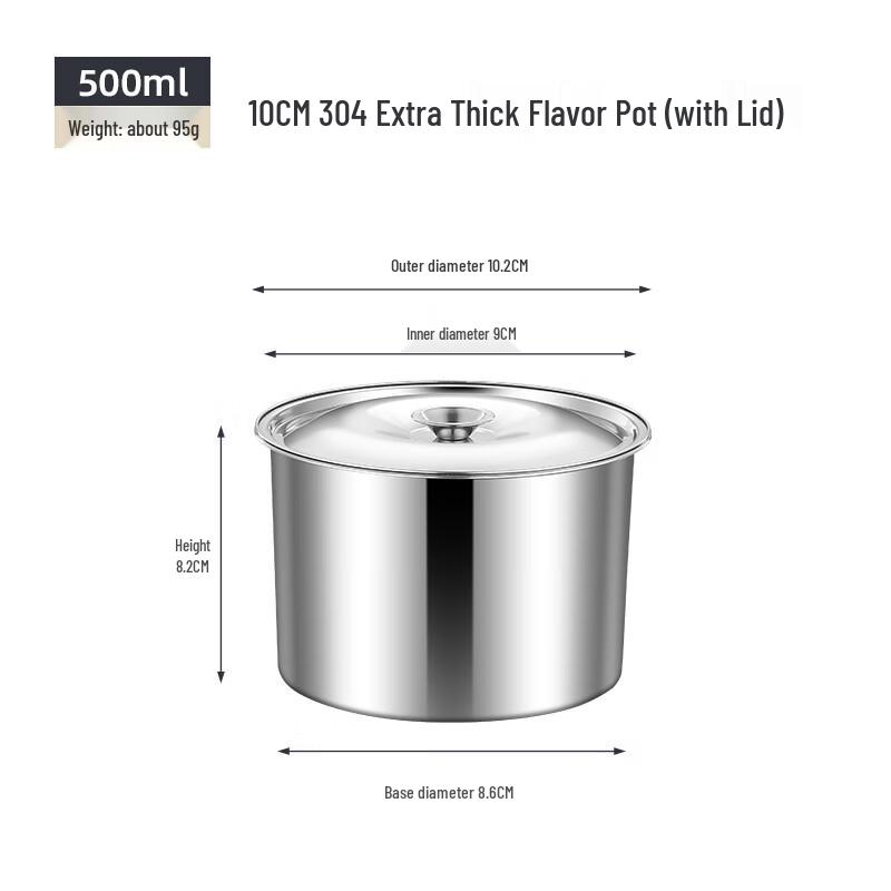 Lenor L 304 Stainless Steel Seasoning Jars Set