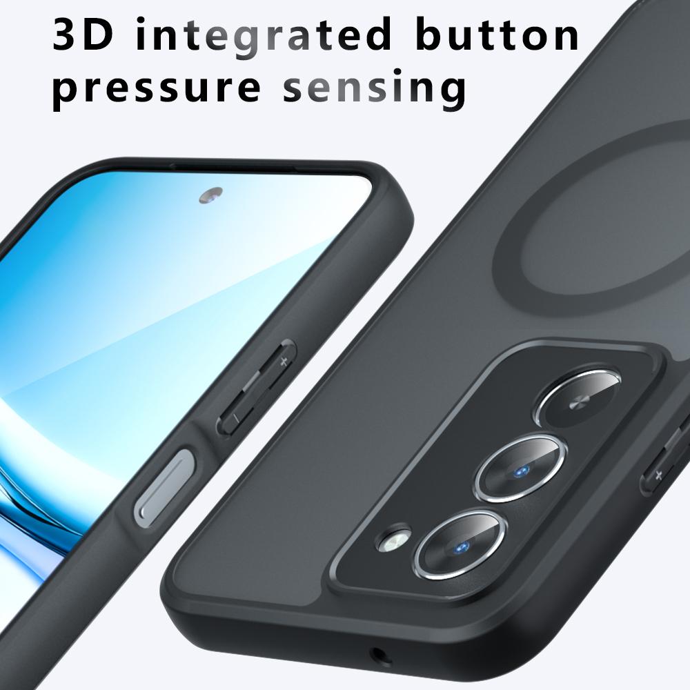 Case for Magsafe Magnetic Wireless Charging Hard Plastic Matte Shockproof Back Phone Case for Xiaomi Redmi 15 15C 4G 5G