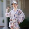 Korean Style Women's Three-Piece Swimsuit Set with Slimming Cover-Up: Sun Protection & Conservative Holiday Swimwear