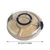 QX2E Pack of 1 Party Appetizer Serving Dish with Clear Covers Included for Gatherings