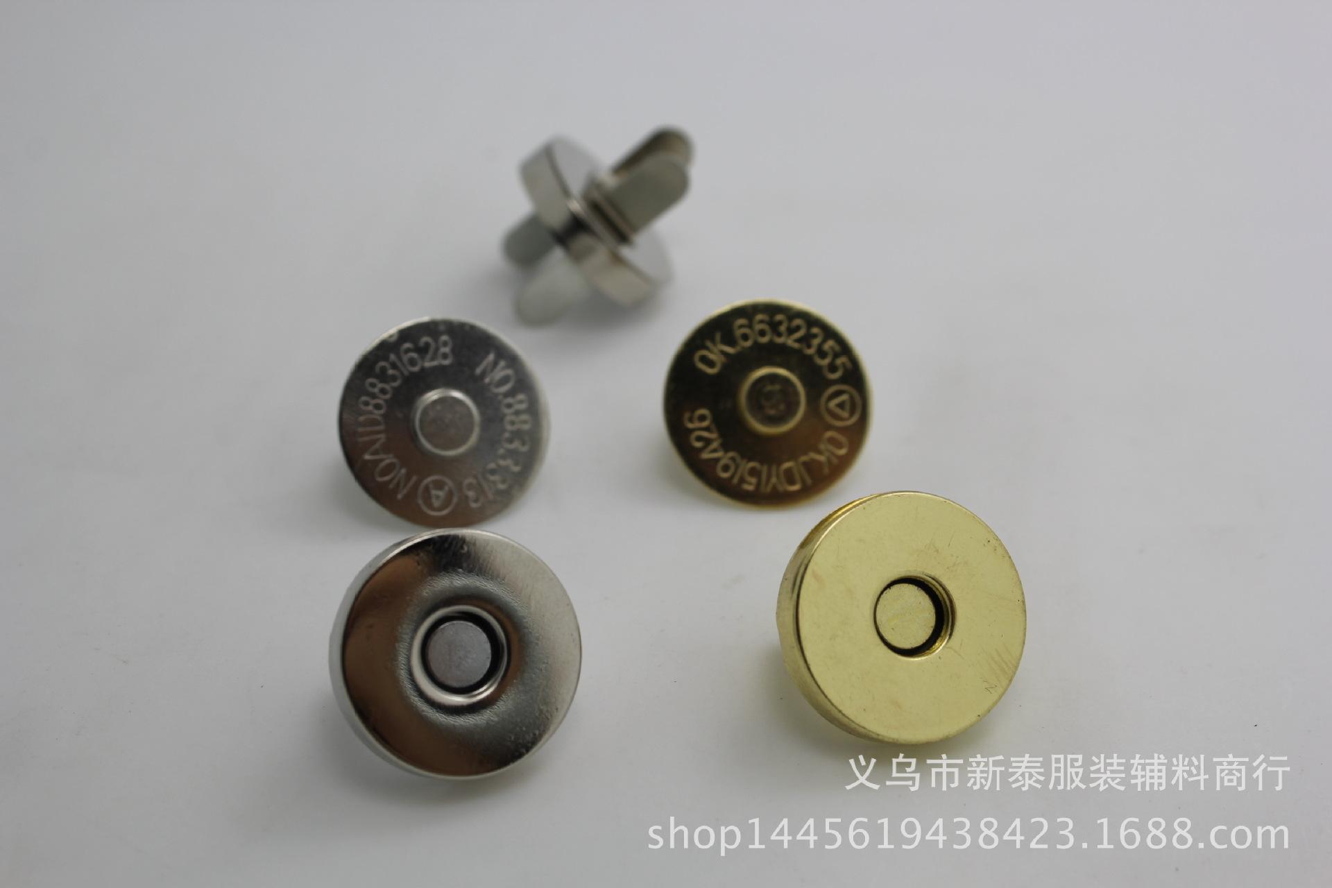 Magnetic Snap Button Fasteners Strong Magnetic Force Durable And Sturdy Secure Clasp Closure For Bags And Purses Snap Fasteners Button