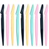 10Pcs Professional Trimmer Safe Blade Shaping Knife Eyebrow Blades Face Hair Removal Scraper Shaver Makeup Tool Beauty Cosmetics