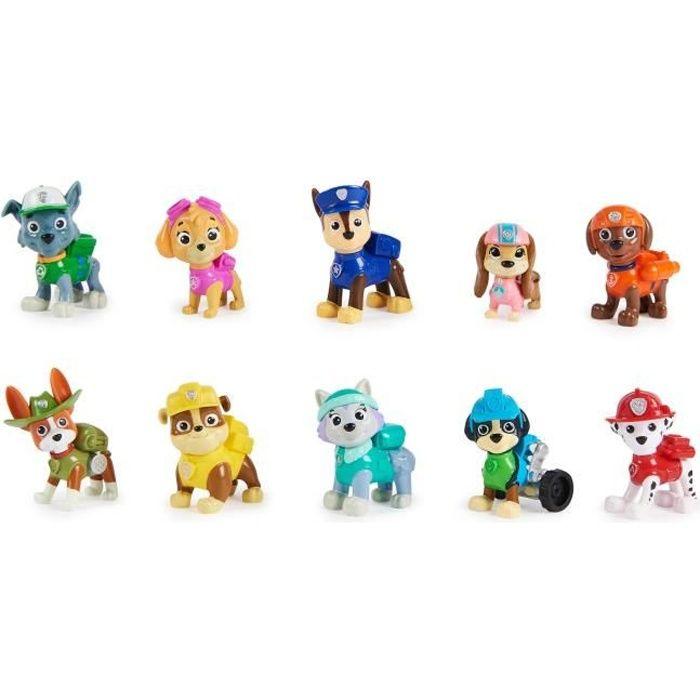 Coffret 10 Figurines Pat' Patrouille 10ème Anniversaire - PAW PATROL