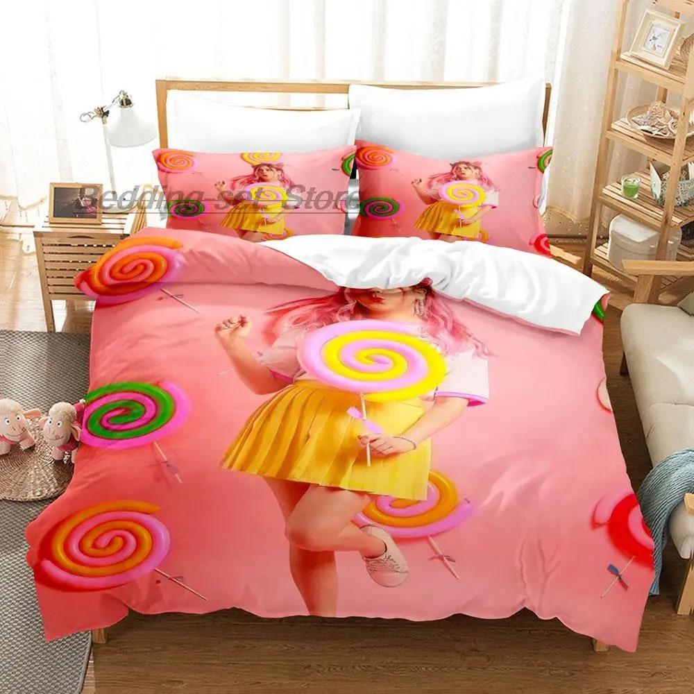 Mis Pastelitos Bedding Collection Single Twin Full Queen King Size Bed Collection Aldult Kid Bedroom Duvetcover Collections 3D Anime Bed Sheet Set