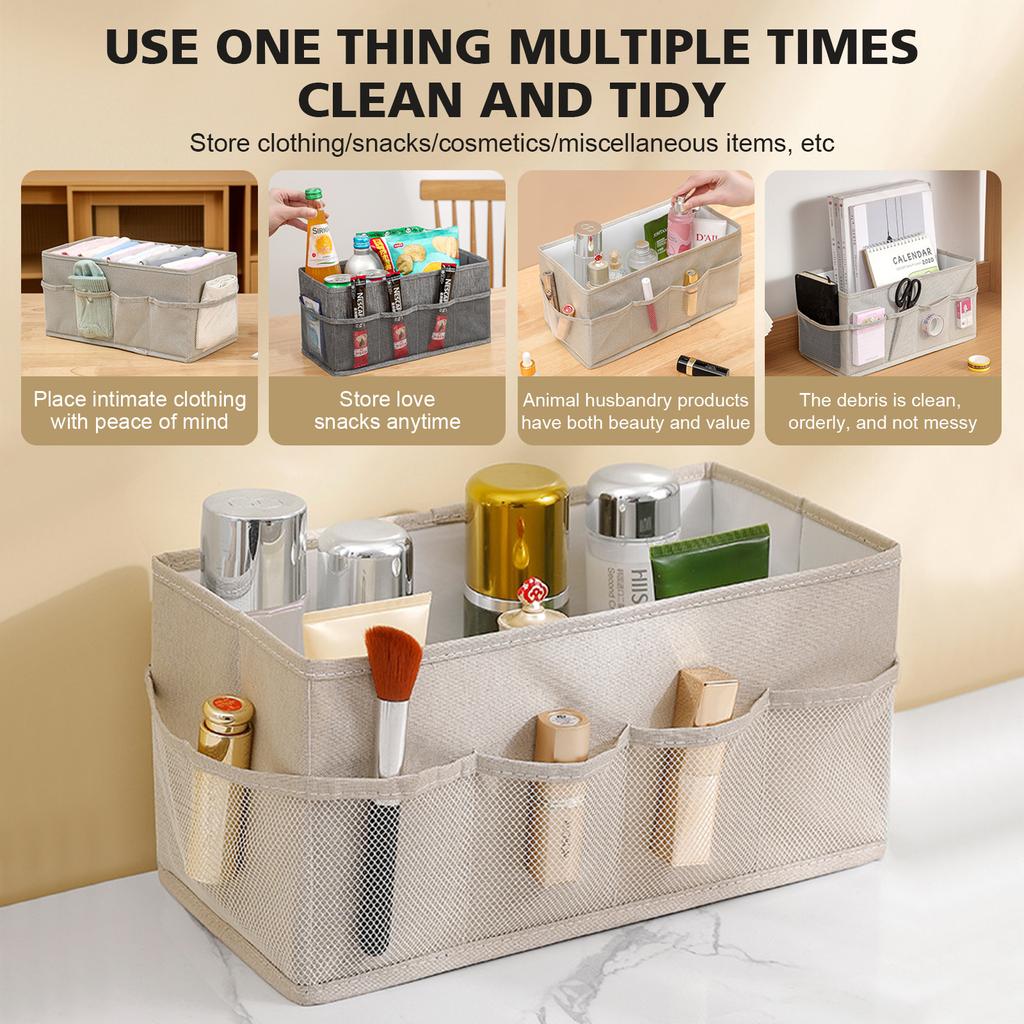 Make-up-Organizer, Kosmetik-Aufbewahrungsbox, große Kapazität, tragbare Aufbewahrungsschublade für den Schreibtisch, Make-up-Behälter, Schmuck-Lippenstift-Boxen