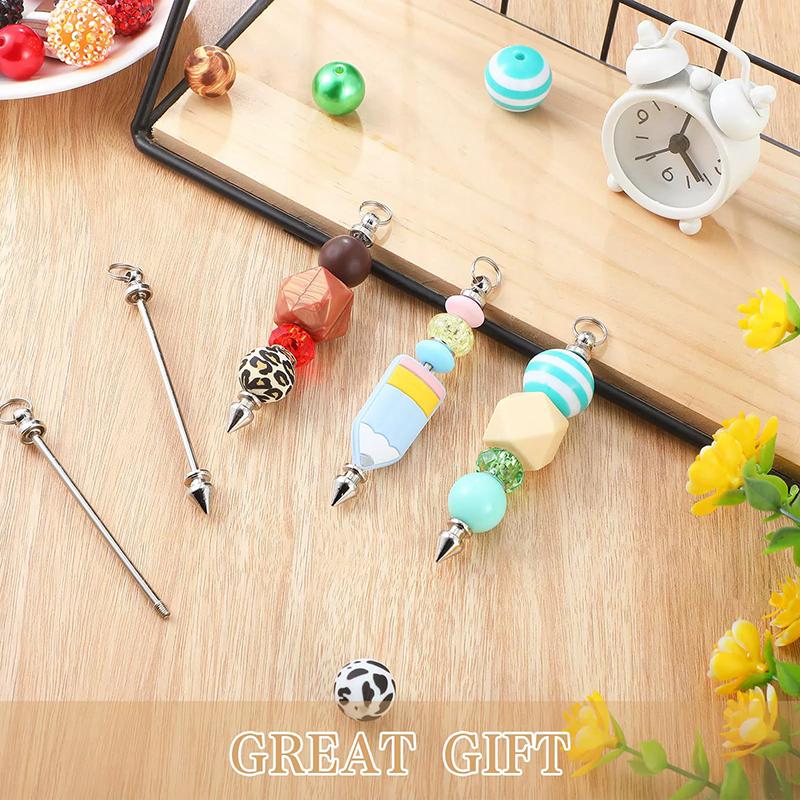 WTEMPO Bar breloc cu mărgele pentru mărgele Vrac Consumabile pentru fabricarea brelocurilor 3 culori DIY Nuntă creativă Decor petrecere de ziua de naștere Cadouri Brelocuri