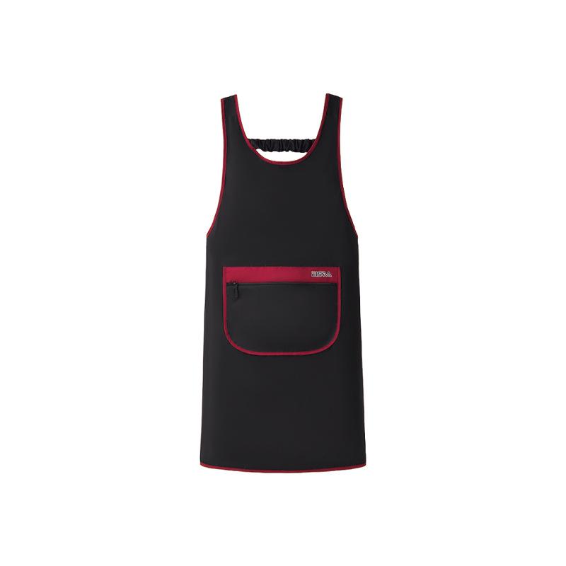 Unisex Waterproof Bib Apron with Logo Print for Kitchen and Catering