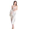 French Minimalist Temperament, Fashionable Design, Niche Long Suspender Dress, Women's V-neck High-end Sexy Skirt