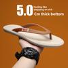 Trendy Black Flip Flops for Men In  Wear Simple N-slip Soft Sole Clip Foot-slip Fashiable and Versatile Beach Sand2026