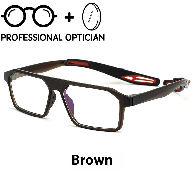 Sports Outdoor Cycling TR90 Basketball Anti Collision Slip Myopia Hyperopia Astigmatism Blue Light Blocking Prescription Glasses