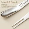 LFGB Certified Pure 316L Stainless Steel Spork 99.9% Anti-bacterial Spoon and Fork 2 in 1 Fashionable Design Party Tableware