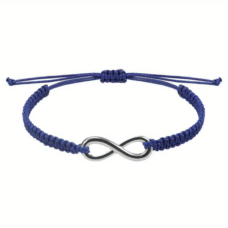 8-Shaped Bracelet Versatile Adjustable Hand Rope Infinity Bracelet Creative Couple Bracelet For Gift Friendship Special Occasion