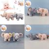 Weiches und kuscheliges atmendes Elefanten-Plüschtier für Babys Perfekter Schlafbegleiter Geschenk