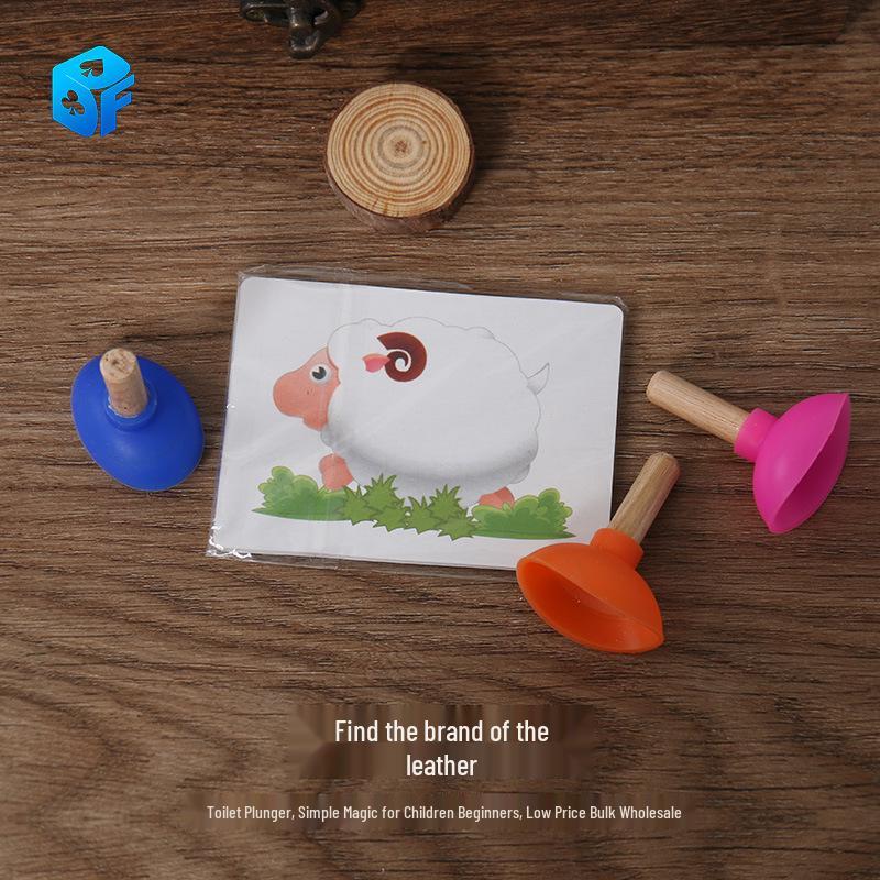 

Magic Plunger Card Finder - Educational Close-up Magic Toy for Children